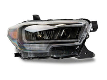 Load image into Gallery viewer, Raxiom 16-23 Toyota Tacoma w/ Factory Halogen DRL LED Headlights- Blk Housing (Clear Lens)