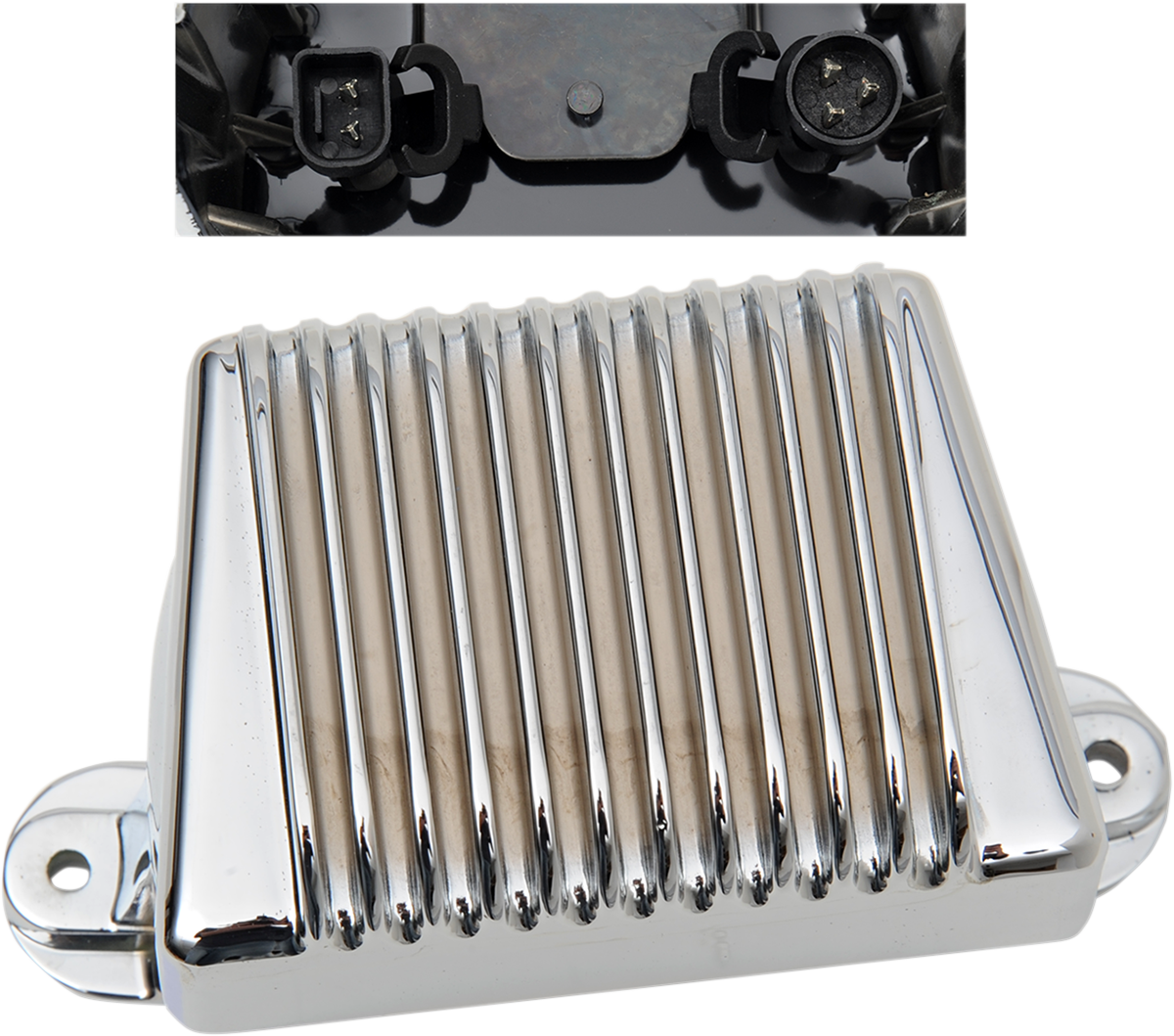 DRAG SPECIALTIES, DRAG SPECIALTIES Chrome Voltage Regulator 74622-06 for Harley-Davidson FL 2006-2008