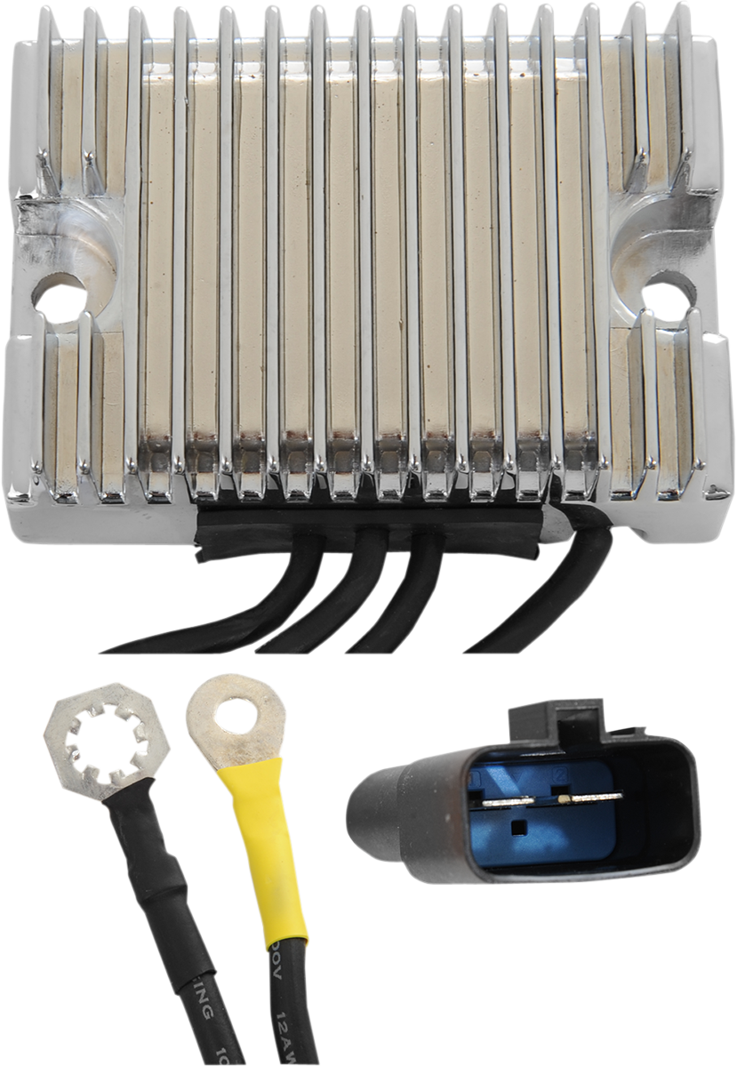 DRAG SPECIALTIES, DRAG SPECIALTIES Chrome Voltage Regulator 74561-99A for '99-'03 FXD Models
