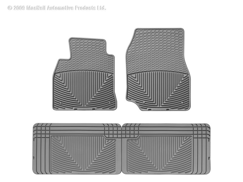 WT Rubber Mats - Front - Grey