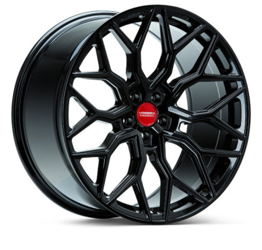 Vossen HF-2 20x11 / 5x112 / ET36 / 57.1 / Deep - Gloss Black Wheel