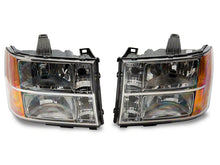 Load image into Gallery viewer, Raxiom 07-14 GMC Sierra 1500/2500 HD/3500 HD Axial OEM Rep Headlights- Chrome Housing (Clear Lens)