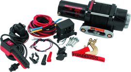 QuadBoss Winch 3500Lb W/Synthetic Rope