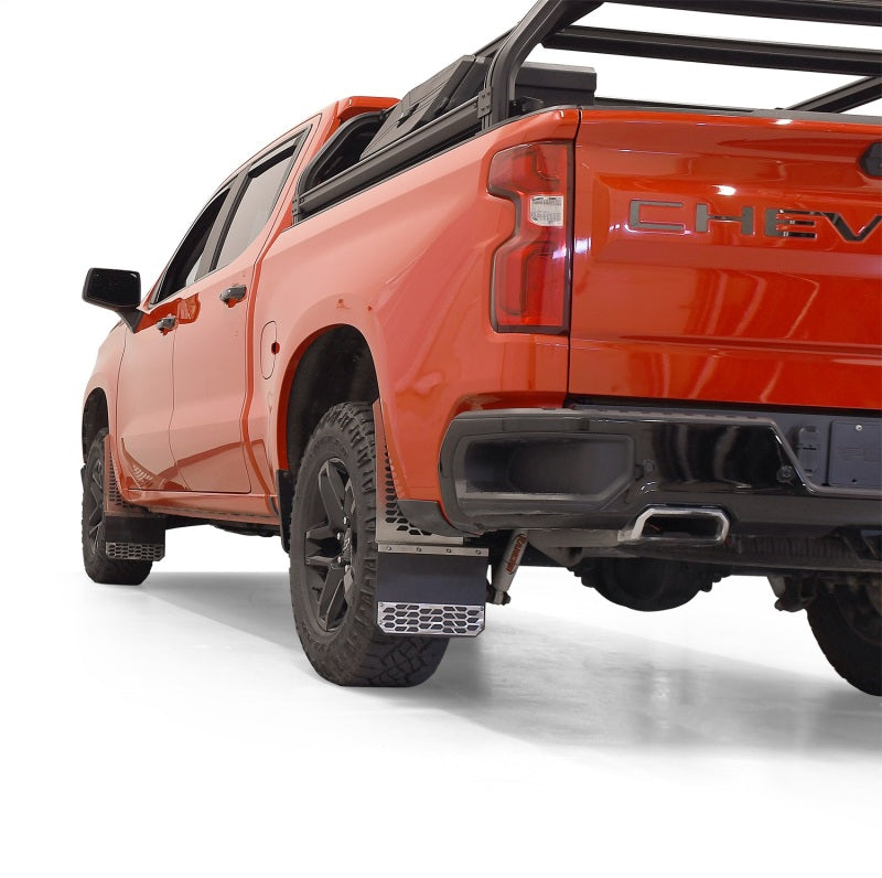 Putco Hex Shield Series Mud Skins for 2010-2024 Ram 2500 and 3500 models with rugged design.