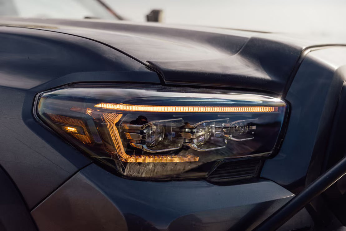 Morimoto XB Evo LED Headlights | 2016-2023 Toyota Tacoma (Amber DRL / Pair)