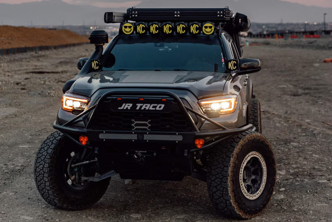 Morimoto XB Evo LED Headlights | 2016-2023 Toyota Tacoma (Amber DRL / Pair)