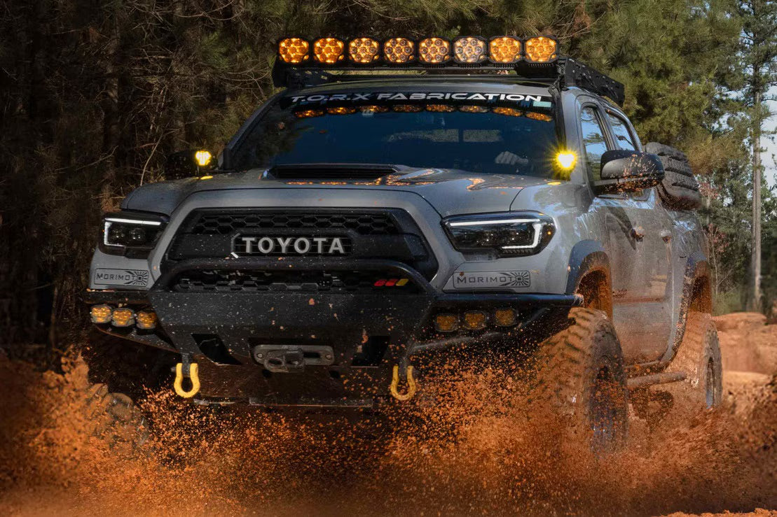 Morimoto XB Evo Hybrid LED Headlights | 2016-2023 Toyota Tacoma (White DRL / Pair)
