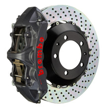 Load image into Gallery viewer, Brembo 03-06 G35 Sedan/Coupe/03-08 350Z Fr GTS BBK 6 Pist Cast 380x32 2pc Rotor Drilled-Black HA