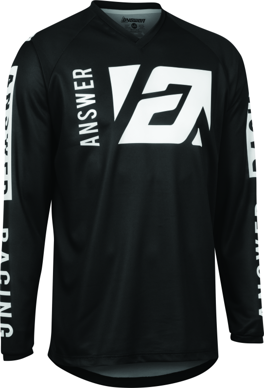 Answer Syncron Merge Jersey Black/White Youth - Large