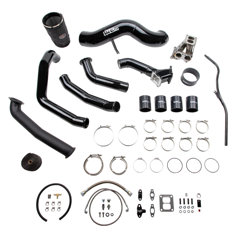 Wehrli 01-04 Duramax LB7 S400 Single Turbo Install Kit - Brizzle Blue