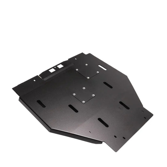 Cali Raised 2024+ Toyota Tacoma Transmission Skid Plate - Hybrid / Steel / Powder Coat