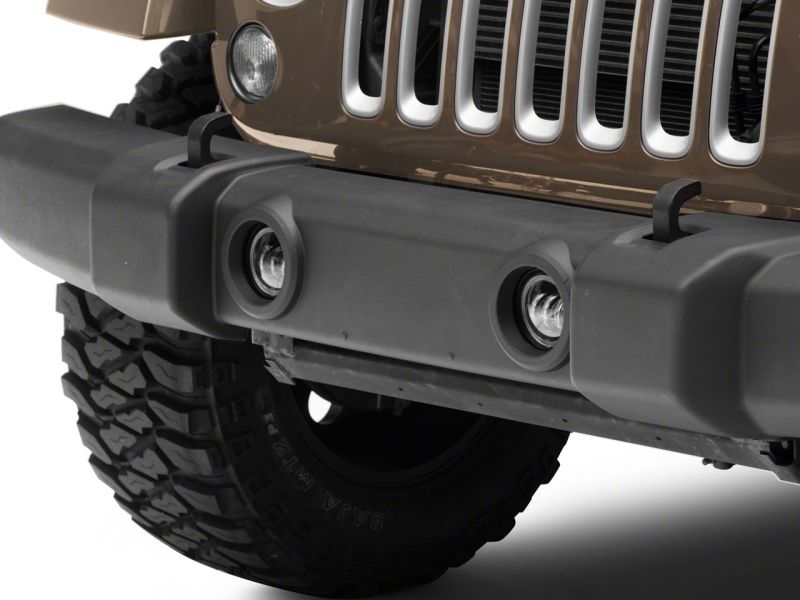 Raxiom 07-18 Jeep Wrangler JK Axial Series 4-In LED Devil Eyes Fog Lights w/ Halo