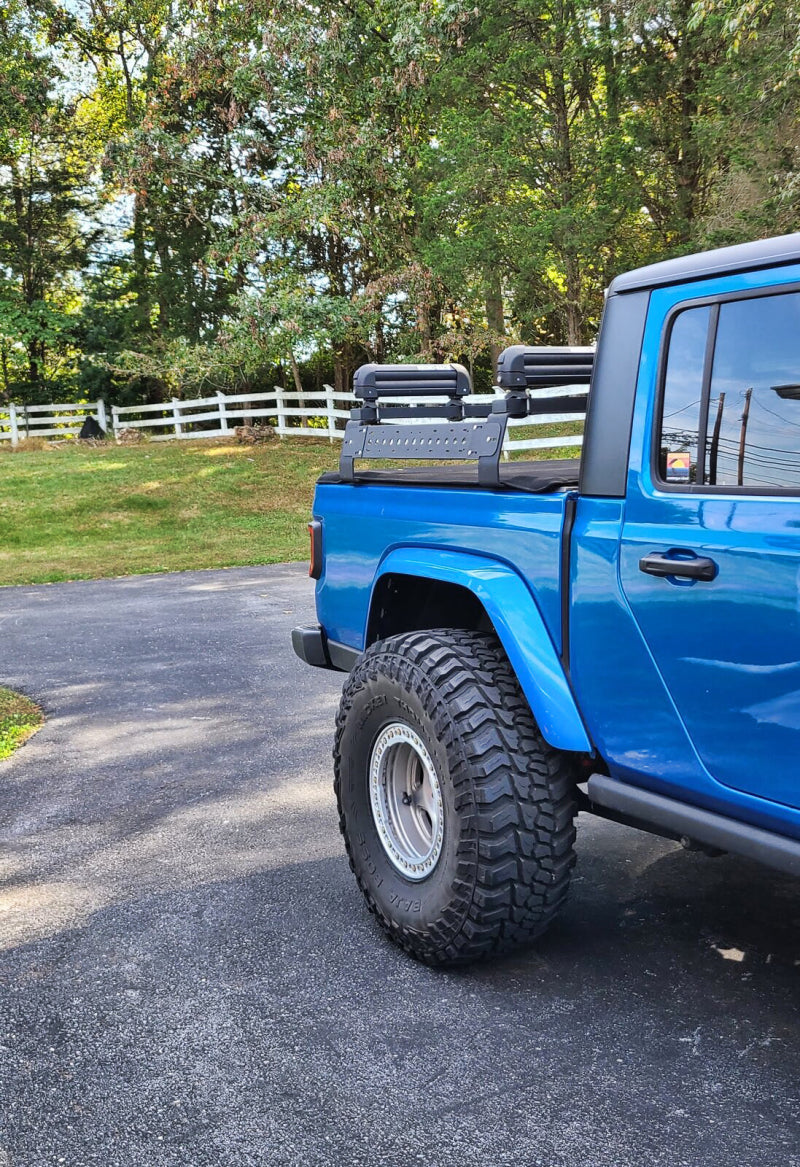 Jeep Gladiator JT showcasing the modern design of ORACLE Lighting Flush Mount LED Tail Lights.