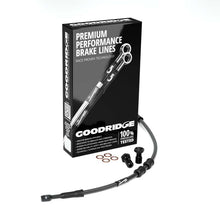 Load image into Gallery viewer, Goodridge 96-07 HD FLH Multi Model -2in Black Brake Line Kit w/Black Fittings