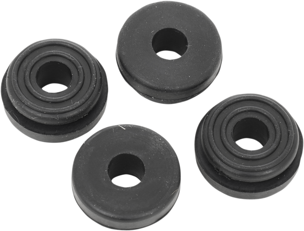 DRAG SPECIALTIES Replacement Saddlebag Grommets - 4 Pack, OEM Style Mounting for Hard Saddlebags S77-0141