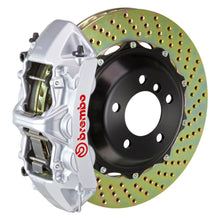 Load image into Gallery viewer, Brembo 05-09 F430 Challenge Front GT BBK 6 Piston Cast 380x32 2pc Rotor Drilled-Silver