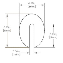 Load image into Gallery viewer, aFe Magnum FORCE Replacement Edge Trim Kit 1/16 IN X 36 IN L