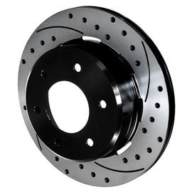 Wilwood 6x5.5 SRP Drilled Performance Rear Rotor & Hat L/H - Black