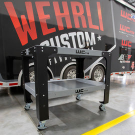 Wehrli Modular Steel Work Bench Top/Shelf Kit, 32in. x 48in. x .120in. Thick, BOTH Grey