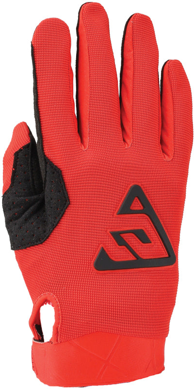 Answer 25 Peak Gloves Black/Red - Large