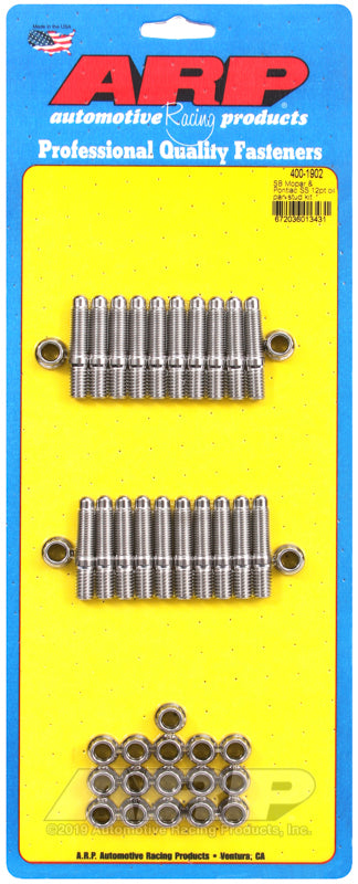 ARP SB Mopar & Pontiac SS 12pt oil pan stud kit