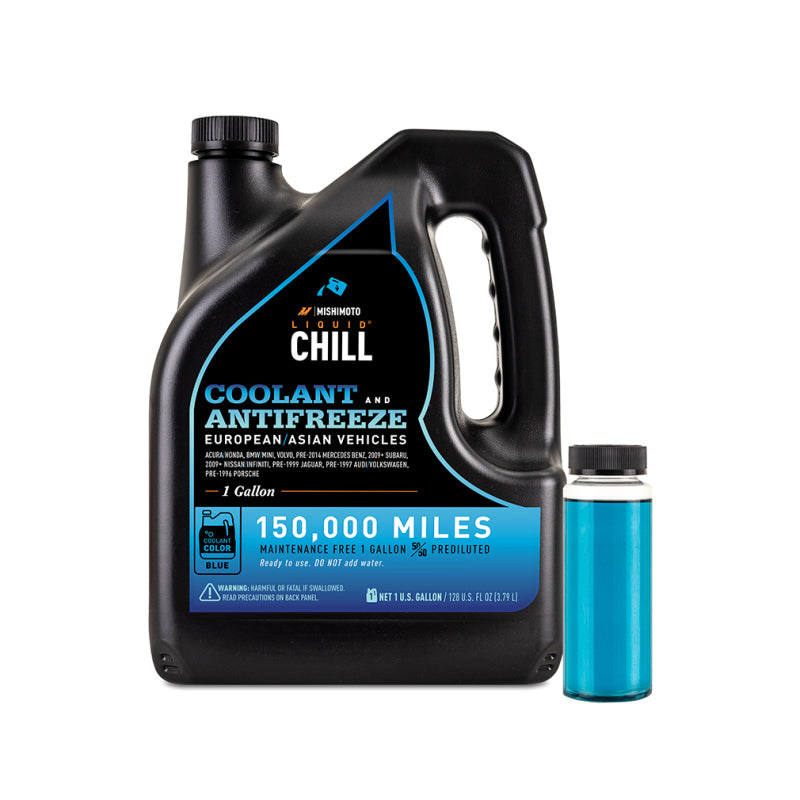 Mishimoto Liquid Chill EG Coolant, European/Asian Vehicles, Blue