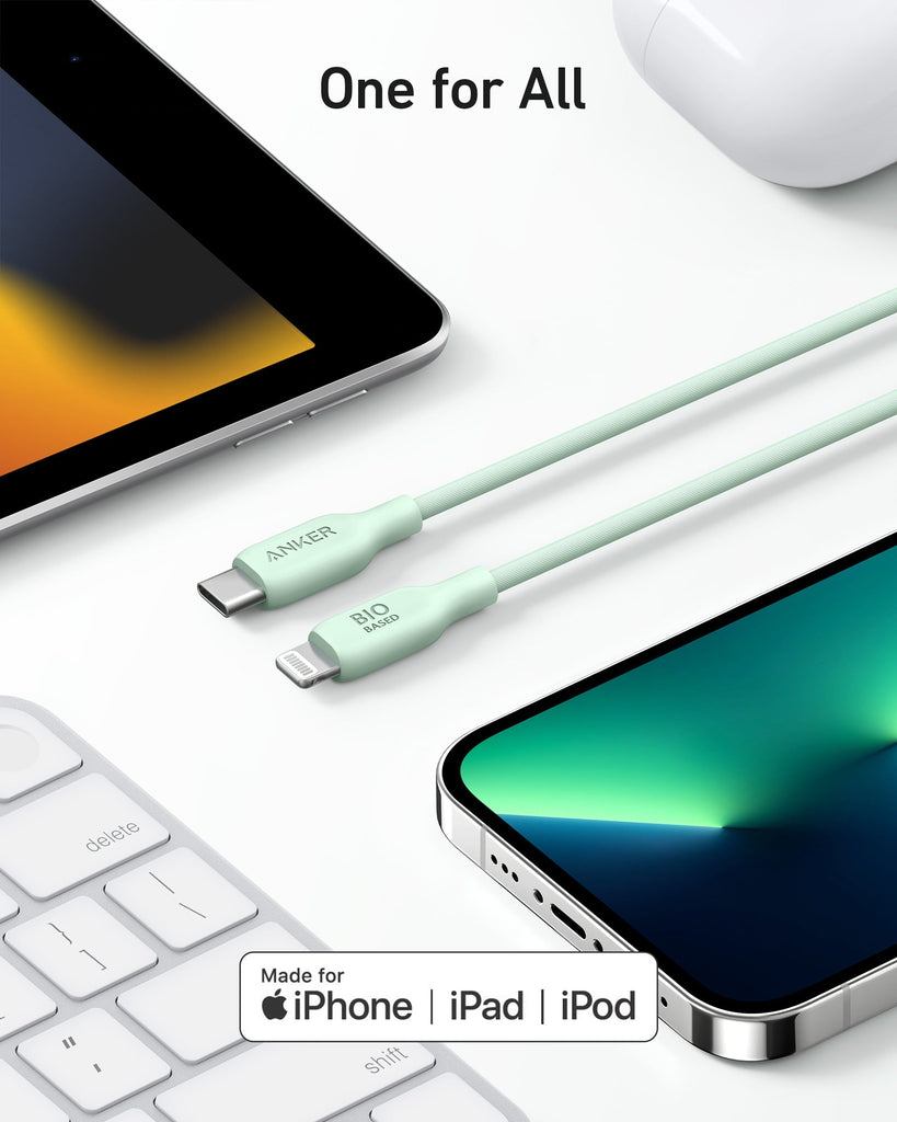 Anker <b>541</b> USB-C to Lightning Cable (Bio-Based)