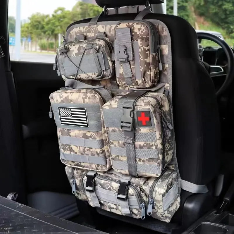 Tactical MOLLE Seat Organizer Full Set