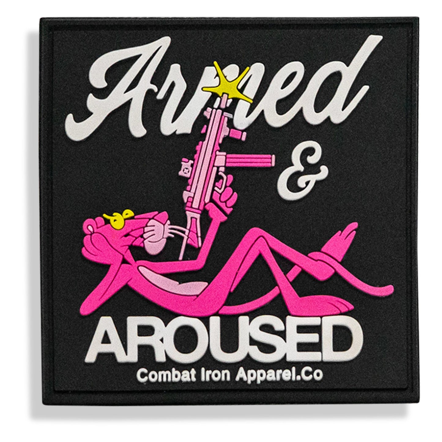 Armed & Aroused PVC Patch