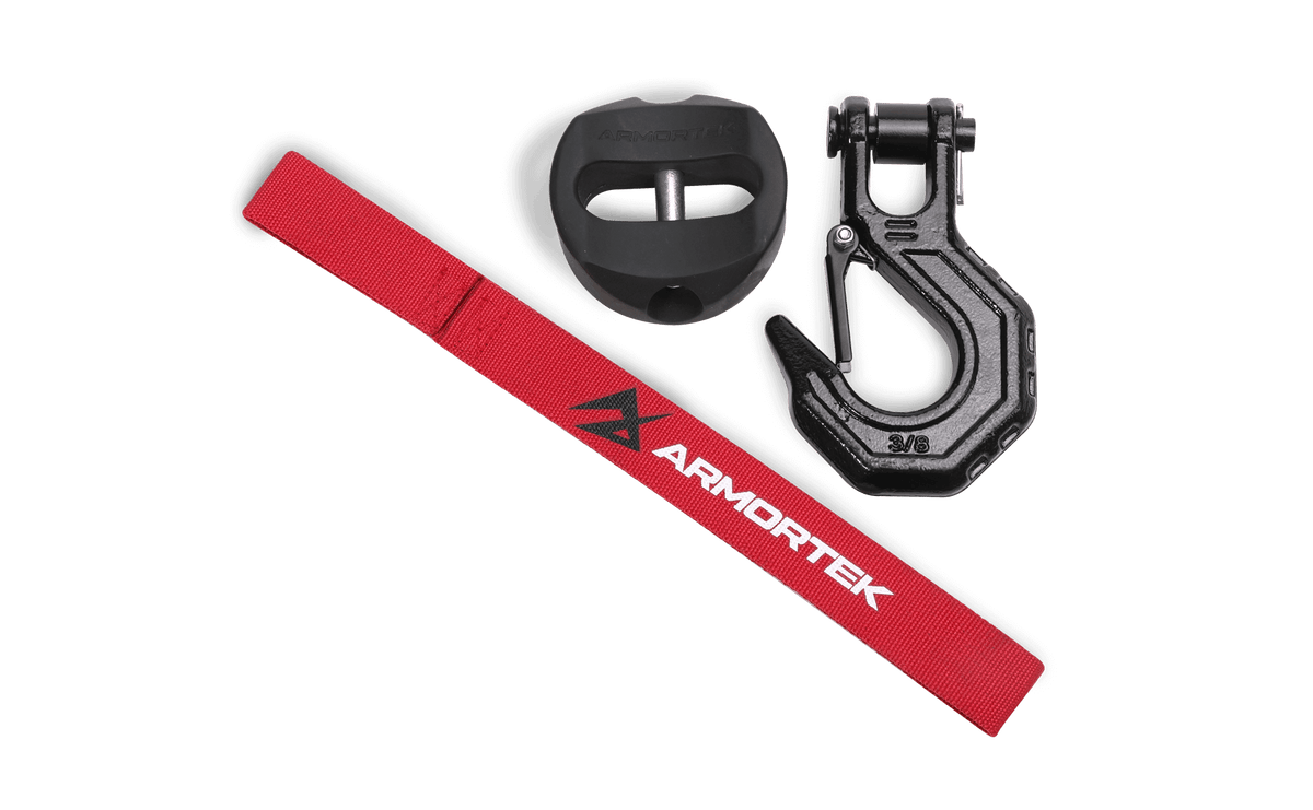 Armortek Black Hook Kit for 1/2" Rope - Rated 22000lbs