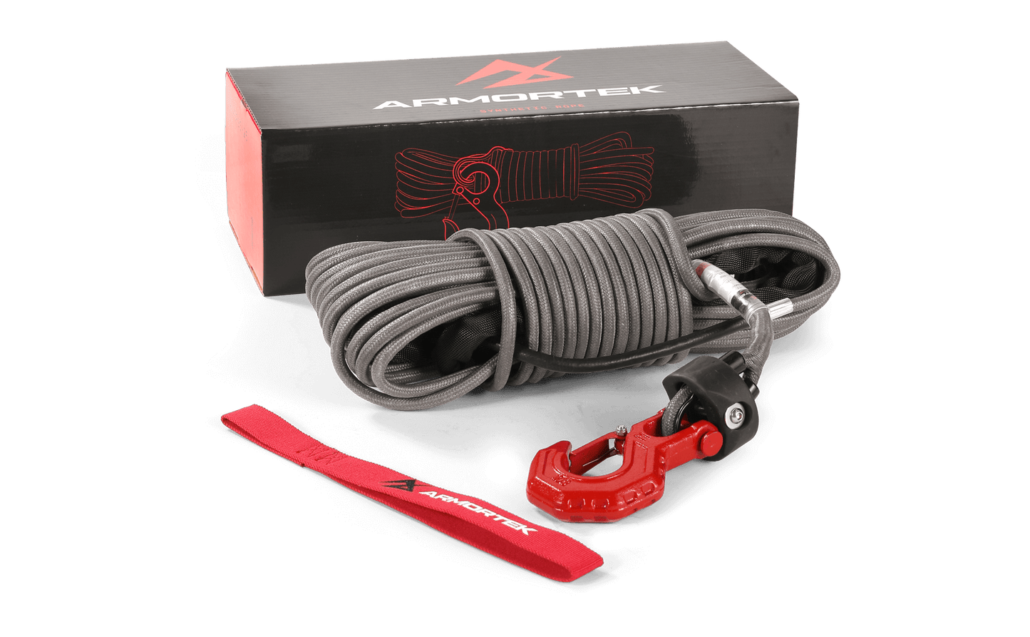 Armortek Extreme Synthetic Rope Kit 3/8" x 82' - MBL 18700 lbs