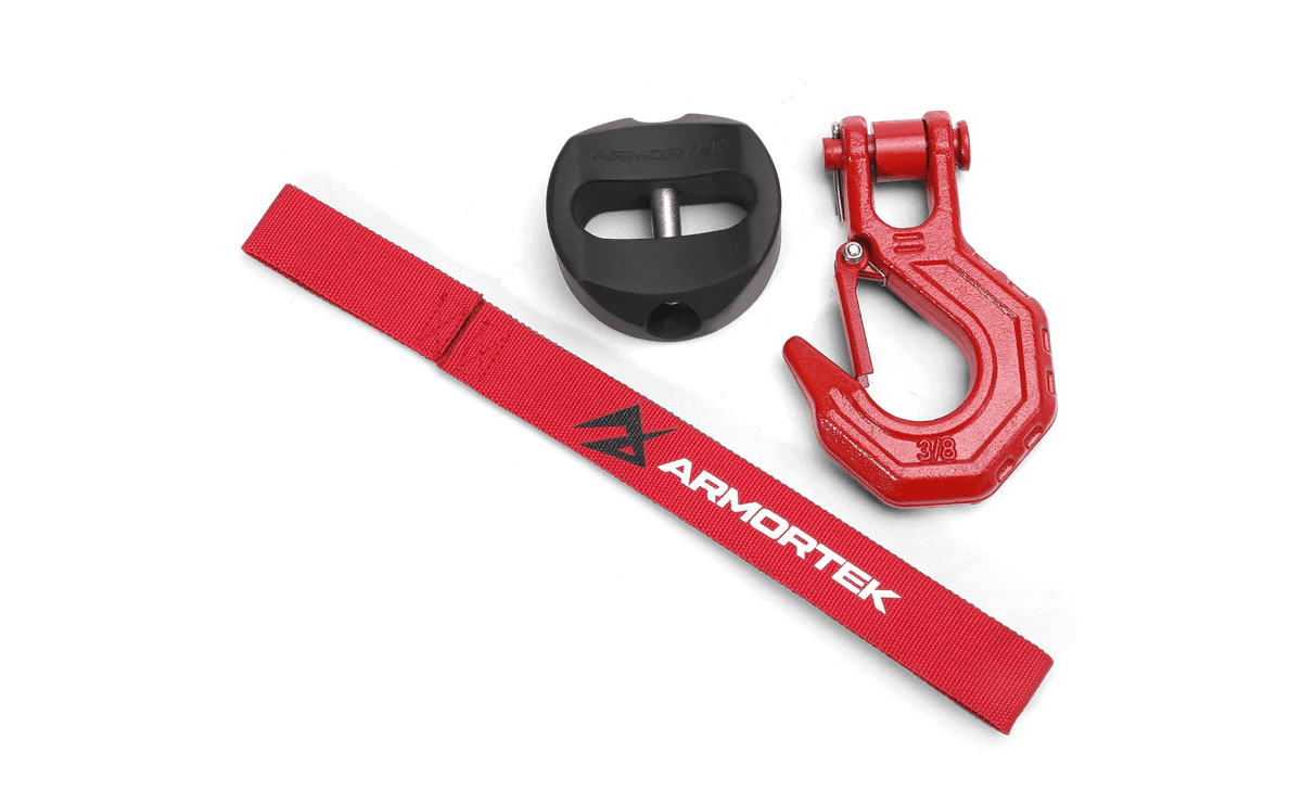 Armortek Red Hook Kit for 1/2" Rope - Rated 22000lbs