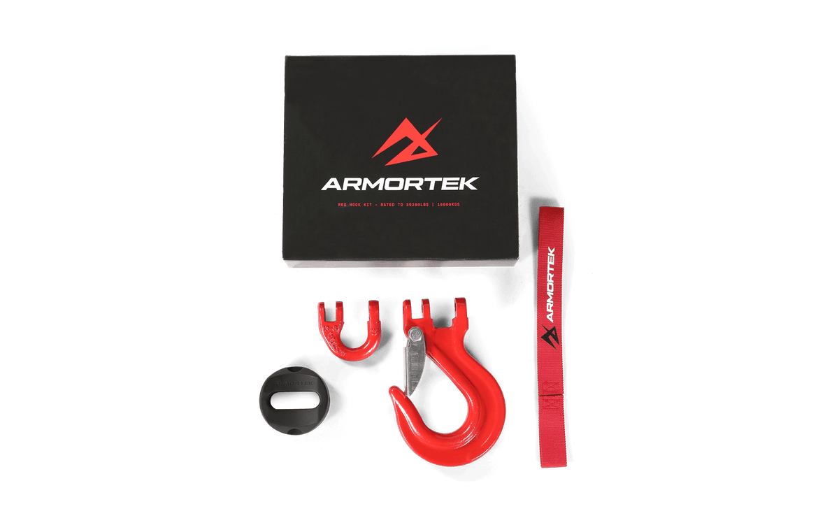 Armortek Red Hook Kit for 9/16" Rope - Rated 35200lbs