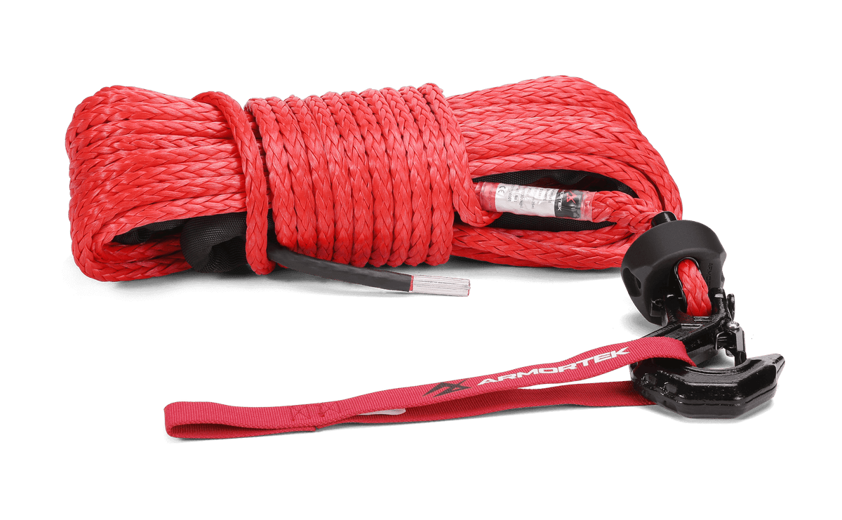 Armortek Synthetic Rope Kit 3/8" x 82' - MBL 22700 lbs