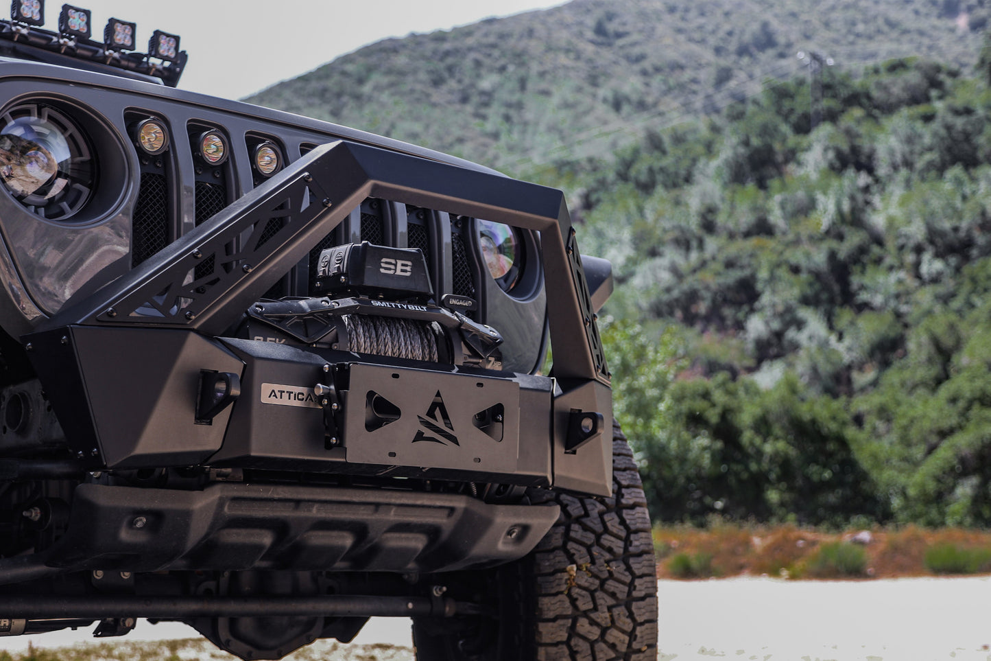 Attica 4x4 2019-2024 Jeep Gladiator JT Terra Series Front Bumper