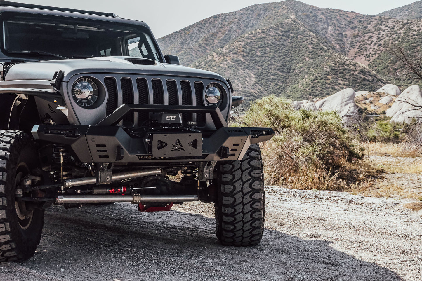 Attica 4x4 2018-2024 Jeep Wrangler JL Frontier Series Front Bumper