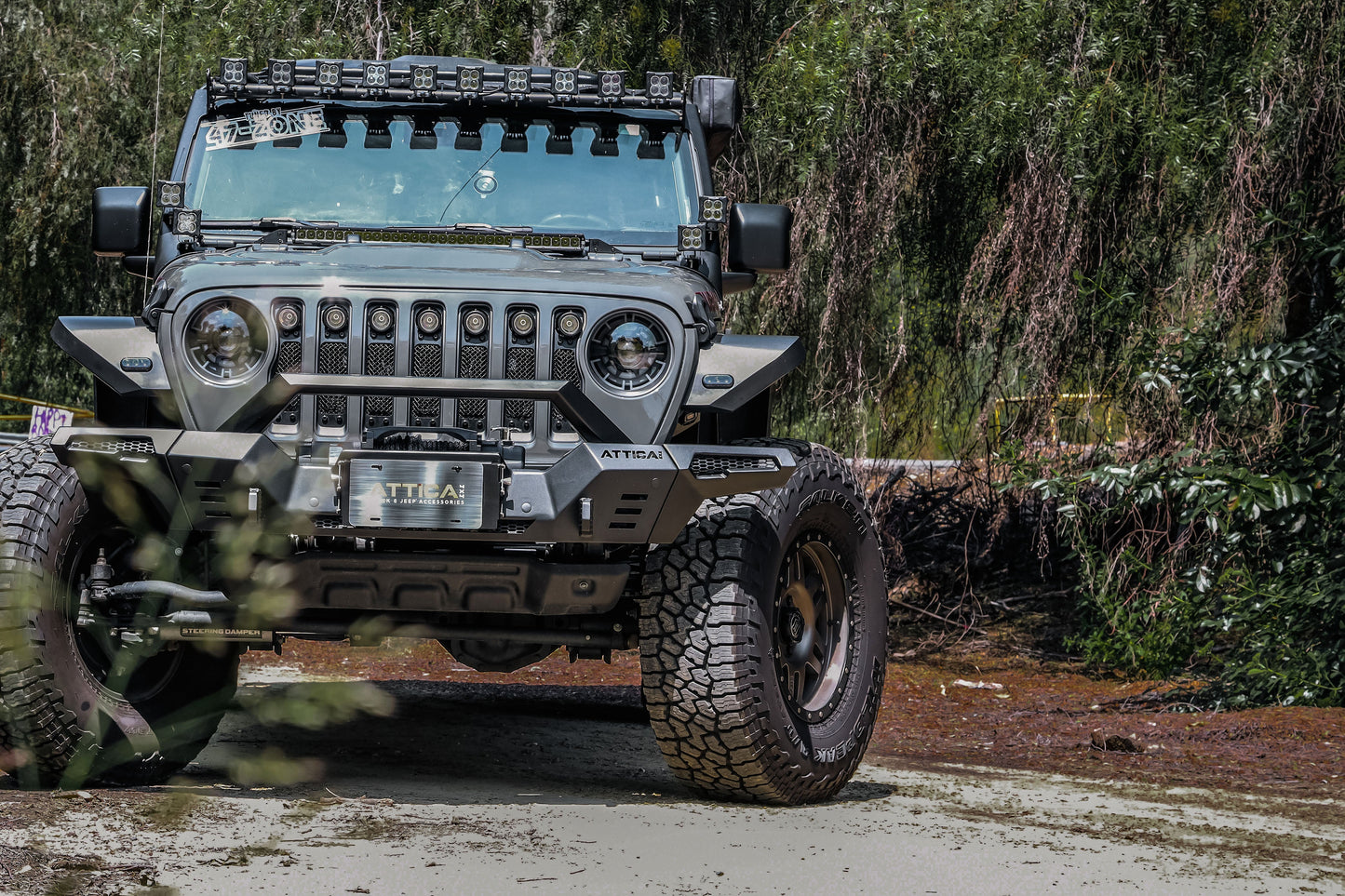 Attica 4x4 2019+ Jeep Gladiator JT Frontier Series Front Bumper