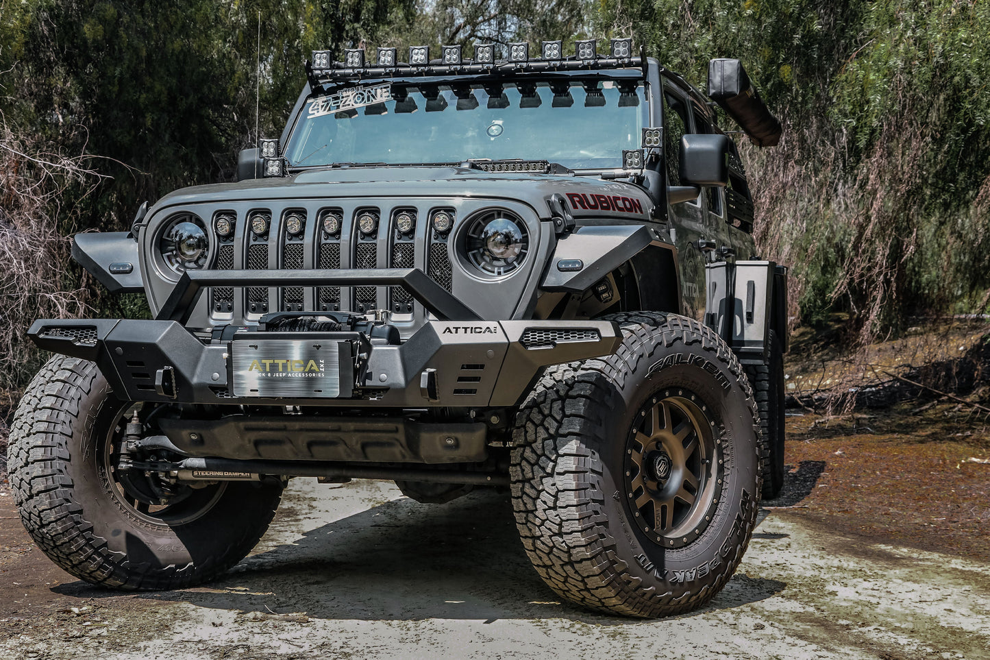 Attica 4x4 2019+ Jeep Gladiator JT Frontier Series Front Bumper