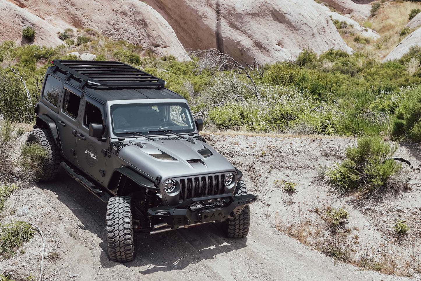 Attica 4x4 2018-2024 Jeep Wrangler JL Frontier Series Roof Rack