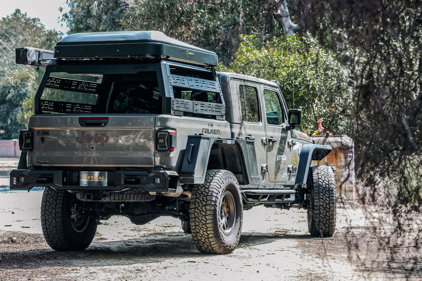 Attica 4x4 2019-2024 Jeep Gladiator JT Frontier Series Rear Bumper