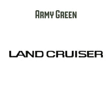 Load image into Gallery viewer, "Land Cruiser" Topographic Rear Tailgate Emblem Overlays - 2024+ Land Cruiser