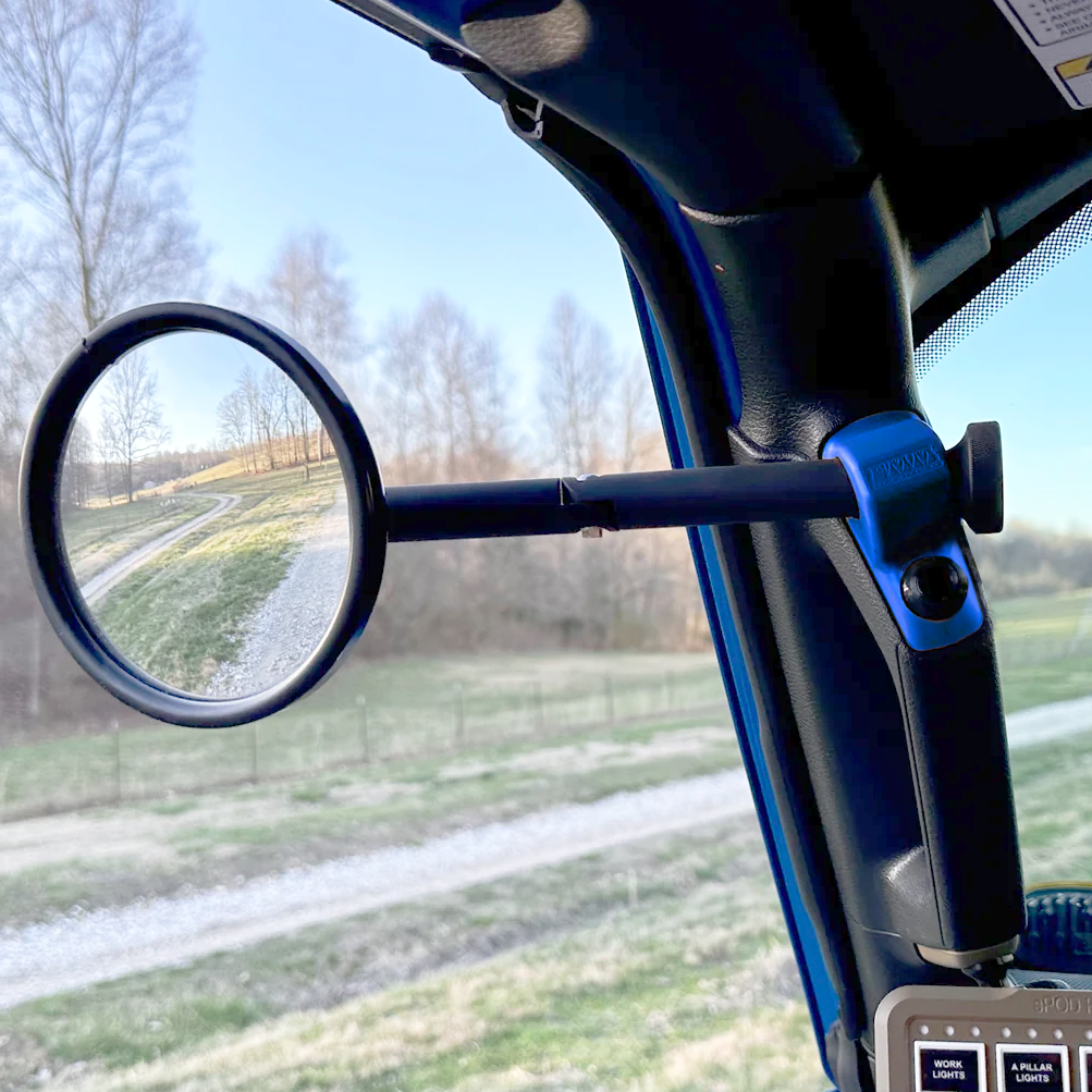 A-Pillar Side Mirror Set For 2024+ Jeep Wrangler JL & Gladiator - CMM Offroad