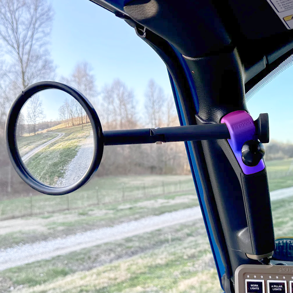 A-PILLAR SIDE MIRRORS FOR 2018 - 2023 JEEP WRANGLER JL & GLADIATOR - CMM OFFROAD