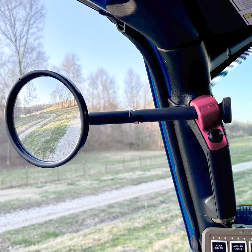 A-Pillar Side Mirror Set For 2024+ Jeep Wrangler JL & Gladiator - CMM Offroad