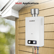 Load image into Gallery viewer, Camplux BD264C Tankless Propane Water Heater With Rain Cap