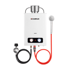 Load image into Gallery viewer, Camplux BD158C Tankless Propane Water Heater With Rain Cap