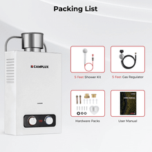 Load image into Gallery viewer, Camplux BD158C Tankless Propane Water Heater With Rain Cap