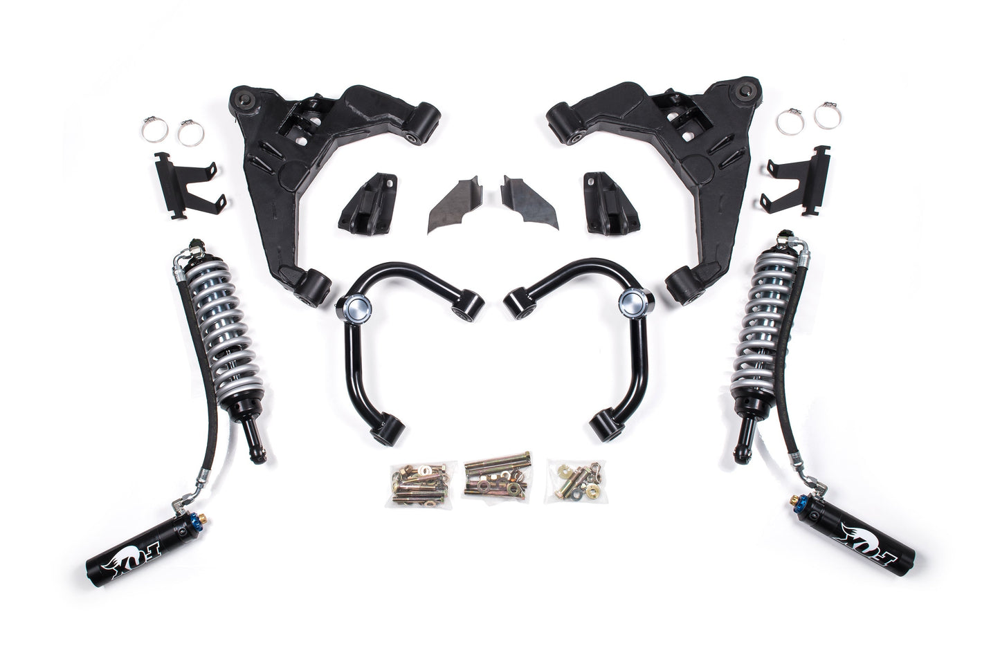 FOX 2.5 Coilover Conversion Upgrade - 6.5 Inch Lift | Factory Series | Chevy Silverado or GMC Sierra 2500HD/3500HD (11-19) 4WD | Diesel