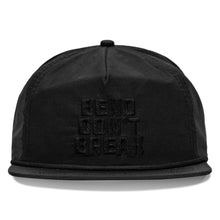 Load image into Gallery viewer, Bend Don't Break Subdued Crushable Rope SnapBack