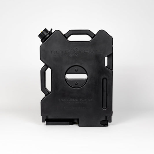 2 Gallon Water container by RotopaX, showcasing the robust design for potable water storage, ideal for outdoor adventures.